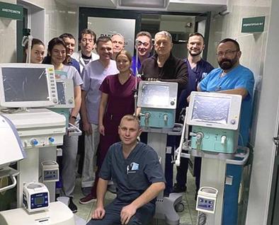 Апарати штучної вентиляції легень - медичне обладнання від благодійників з Італії