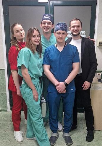 Два дні насичені практичною роботою в операційних Рівненської обласної клінічної лікарні імені Ю. Семенюка з  Oleg Turkot